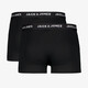 2-pack heren boxershorts zwart