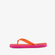 Kinder teenslippers oranje roze