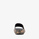 Dames badslippers met panterprint beige