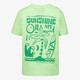 Jongens T-shirt met backprint lichtgroen