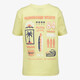 Jongens T-shirt met backprint geel