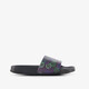 Zwarte kinder badslippers met smileys