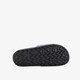 Zwarte kinder badslippers met smileys