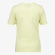 Meisjes T-shirt met vlinder lichtgeel