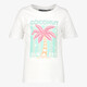 TwoDay meisjes T-shirt met palmboom wit