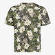 Heren T-shirt met tropische print groen