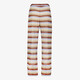 Dames wide leg broek met print multicolor