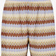 Dames wide leg broek met print multicolor