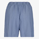 Dames short met patroon blauw