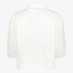 Dames blouse met driekwart mouwen wit