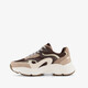 Dames dad sneakers beige bruin