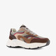 Dames dad sneakers bruin rood