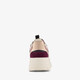 Dames dad sneakers bordeaux roze