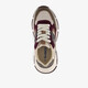 Dames dad sneakers beige bordeaux