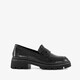 Dames lak loafers zwart