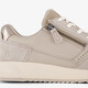 ECCO leren dames sneakers beige