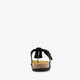 Dames bio teenslippers zwart