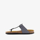 Dames bio teenslippers zwart
