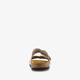 Suède dames bio slippers beige