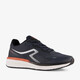 Heren hardloopschoenen blauw oranje