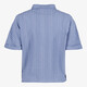 Dames blouse met korte mouwen en knoopdetail
