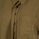 Dames blouse met korte mouwen olijfgroen
