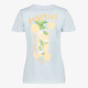 Dames T-shirt met backprint lichtblauw