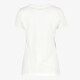 Dames T-shirt met opdruk wit rood