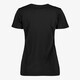 Dames T-shirt met kanten opdruk zwart