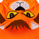 Kinder cape met leeuwenkop oranje