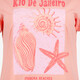 Dames T-shirt met opdruk roze