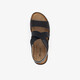 Dames sandalen met sleehak zwart