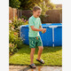 Kinder UV zwemshirt met korte mouwen groen