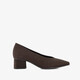Dames pumps donkerbruin