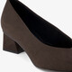Dames pumps donkerbruin
