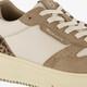 Dames sneakers beige met panterprint