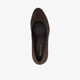 Dames pumps chocoladebruin