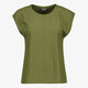 Dames T-shirt met print groen