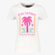 TwoDay meisjes T-shirt met palmboom wit