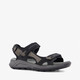 Leren dames sandalen zwart