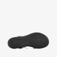 Leren dames sandalen zwart