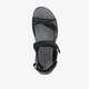 Leren dames sandalen zwart