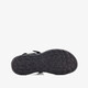 Leren dames sandalen zwart