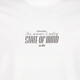 Heren T-shirt met backprint wit