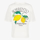 Dames T-shirt met backprint citroen wit