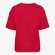 Oversized dames T-shirt rood