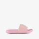 Meisjes badslippers met hartje roze
