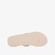 Dames teenslippers met tijgerprint beige