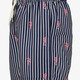 Heren zwemshort gestreept blauw