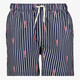 Heren zwemshort gestreept blauw